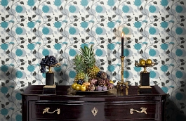 Обои 96224-3 фото в интерьере гостиной превью