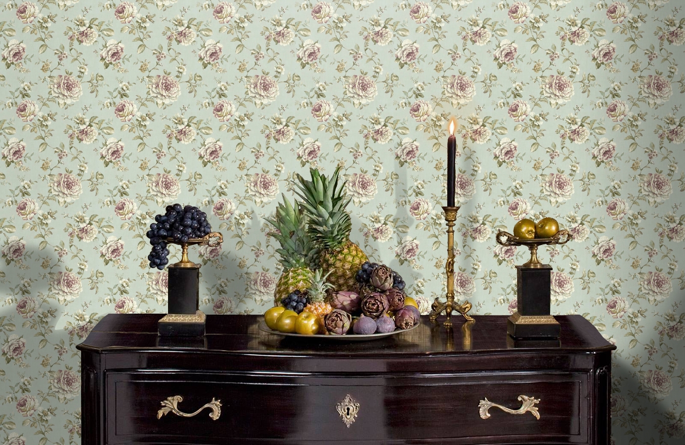 Обои DL20119 фото в интерьере гостиной