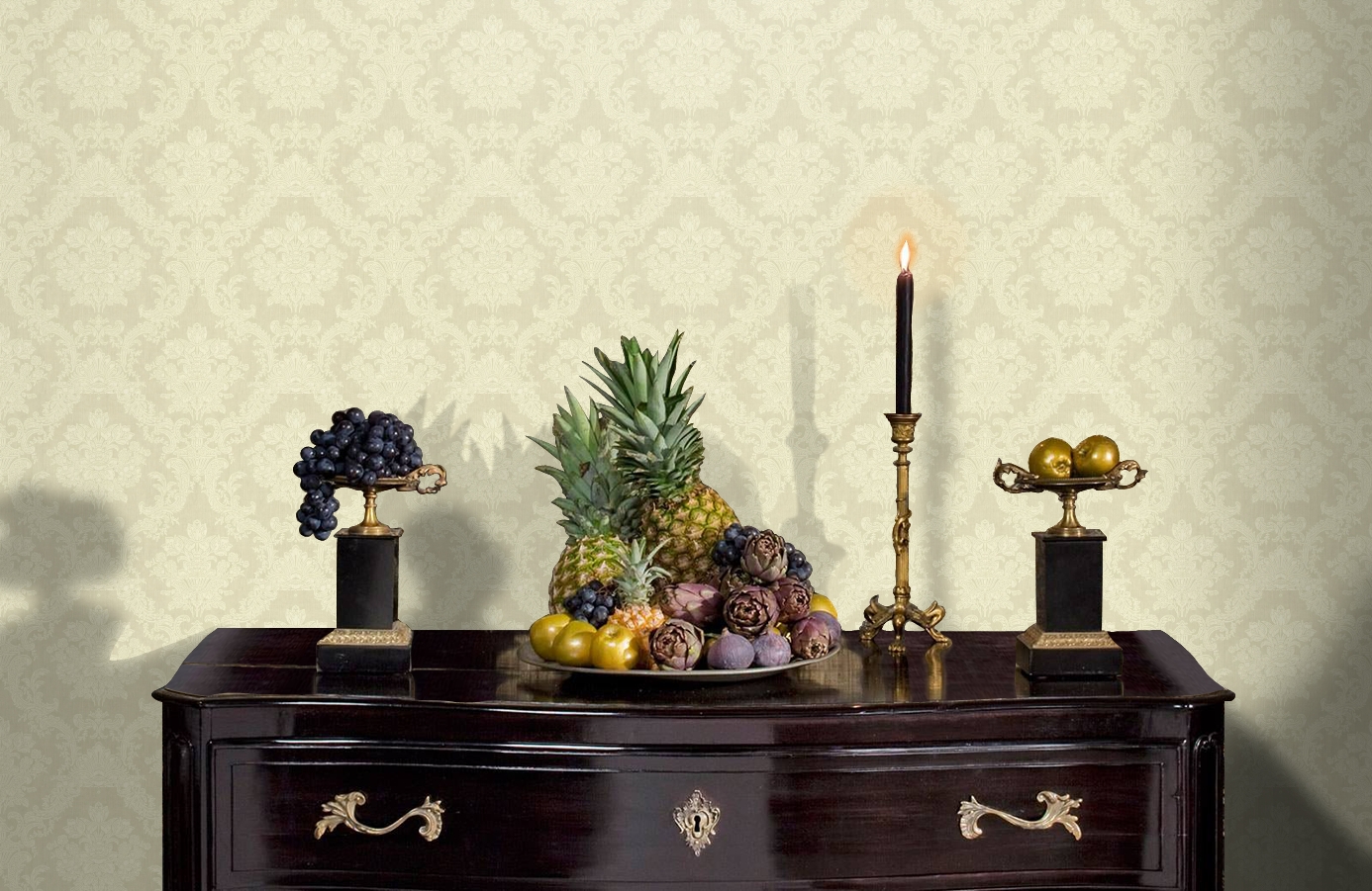 Обои DL20205 фото в интерьере гостиной