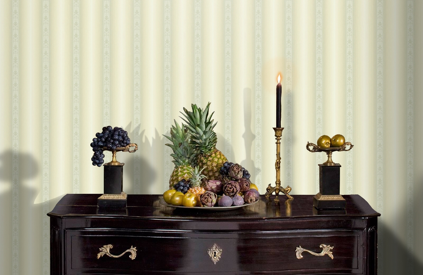 Обои DL20905 фото в интерьере гостиной