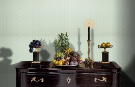 Обои 17363 фото в интерьере гостиной превью