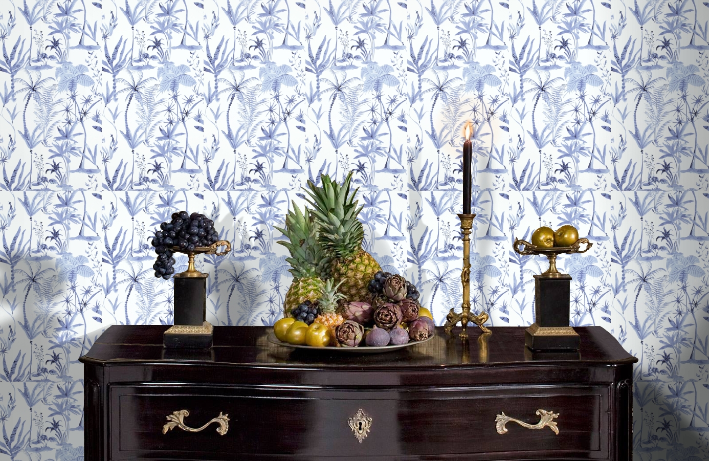 Обои 17662 фото в интерьере гостиной