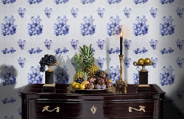 Обои 17805 фото в интерьере гостиной превью