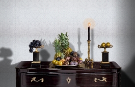 Обои 17825 фото в интерьере гостиной превью