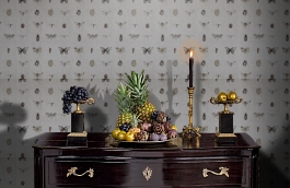 Обои 18434 фото в интерьере гостиной превью