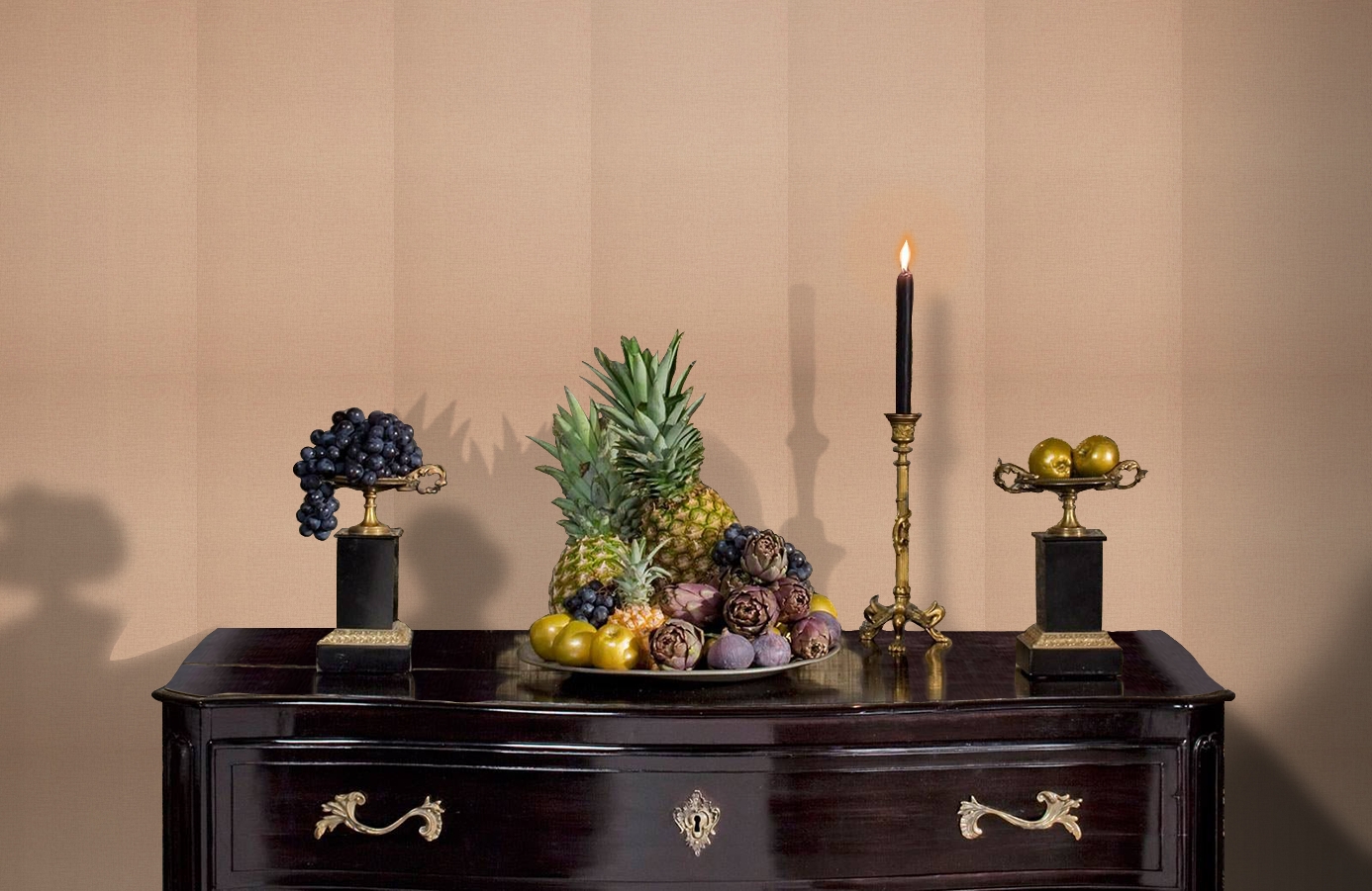 Обои 218209 фото в интерьере гостиной