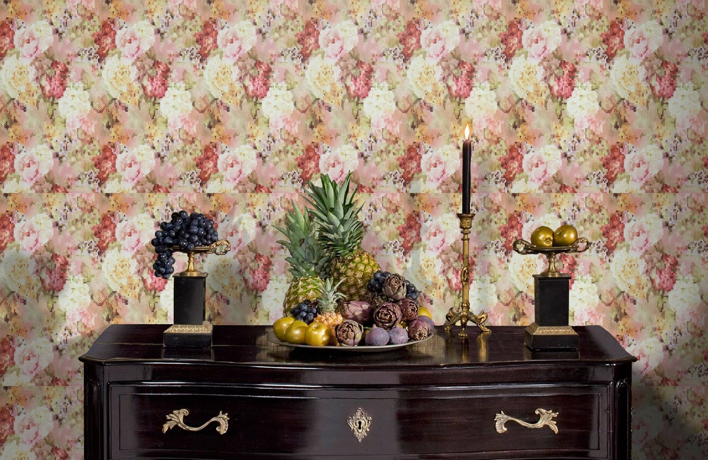 Обои 218221 фото в интерьере гостиной