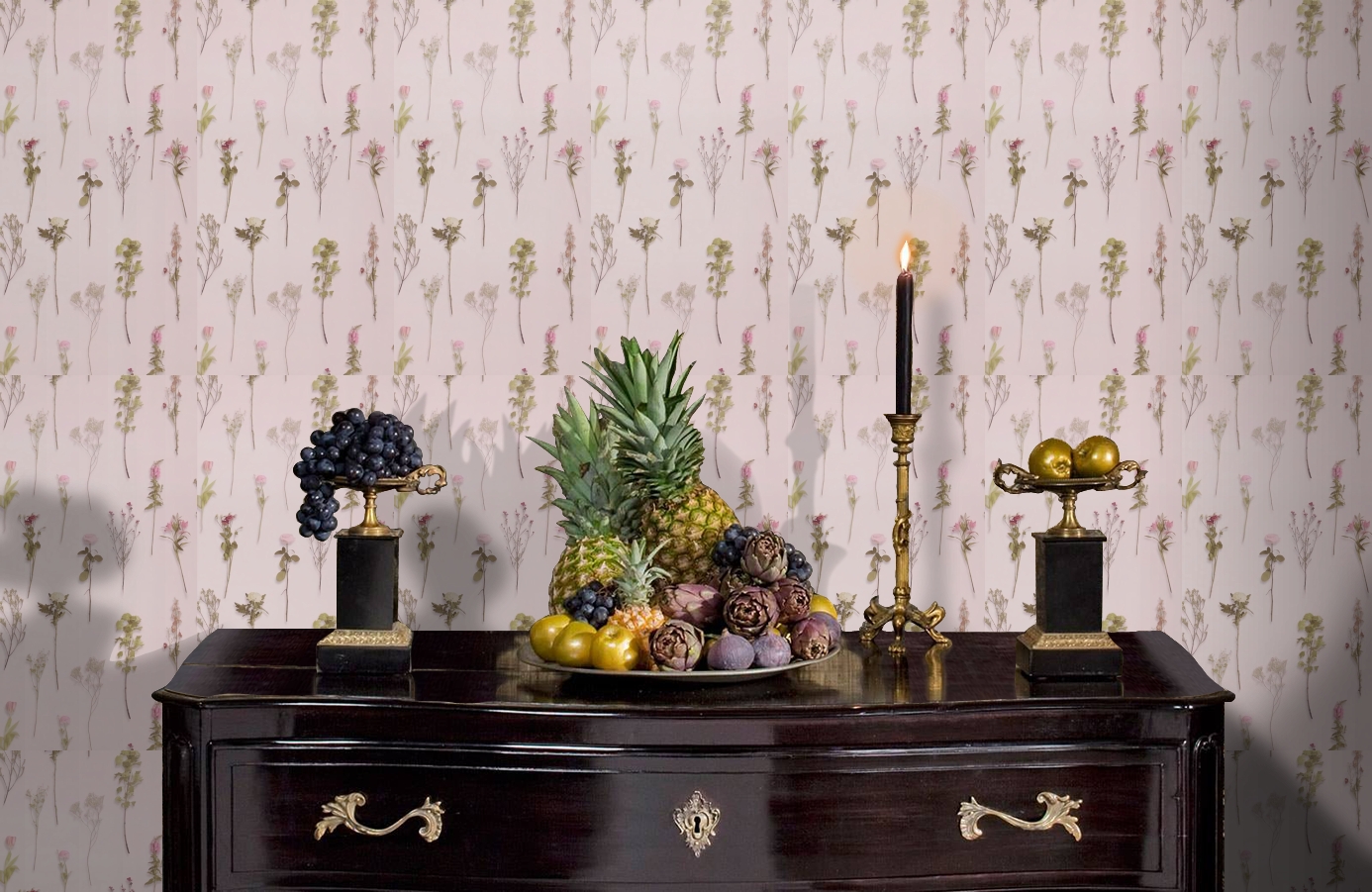 Обои 218242 фото в интерьере гостиной