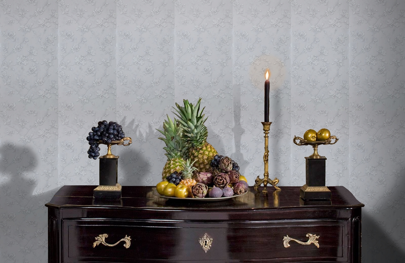 Обои 218251 фото в интерьере гостиной