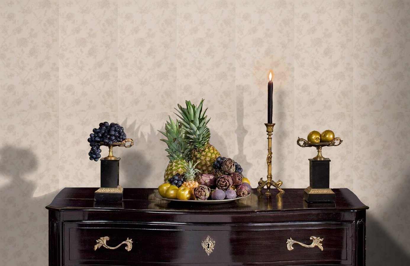 Обои 218254 фото в интерьере гостиной