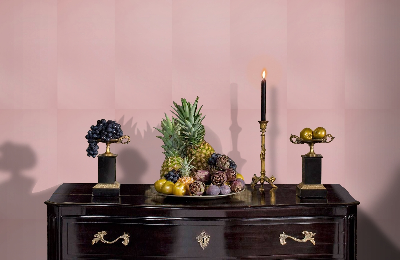 Обои 218275 фото в интерьере гостиной