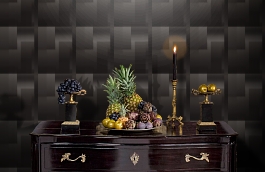 Обои 218433 фото в интерьере гостиной превью