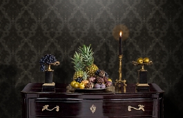 Обои 218656 фото в интерьере гостиной превью