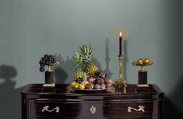 Обои 219108 фото в интерьере гостиной превью