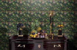 Обои 220001 фото в интерьере гостиной превью