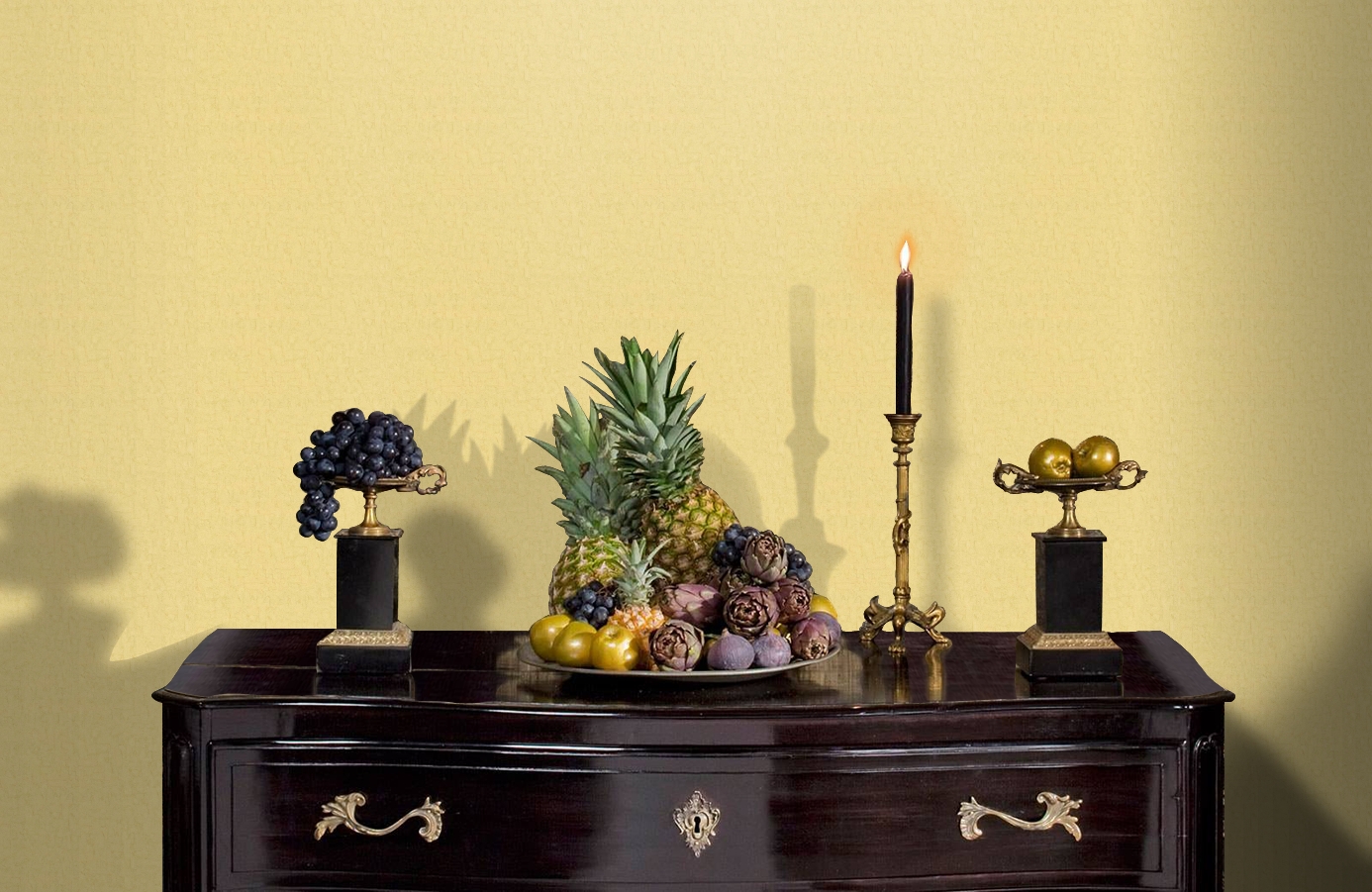 Обои 220082 фото в интерьере гостиной