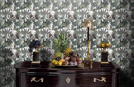 Обои 220125 фото в интерьере гостиной превью