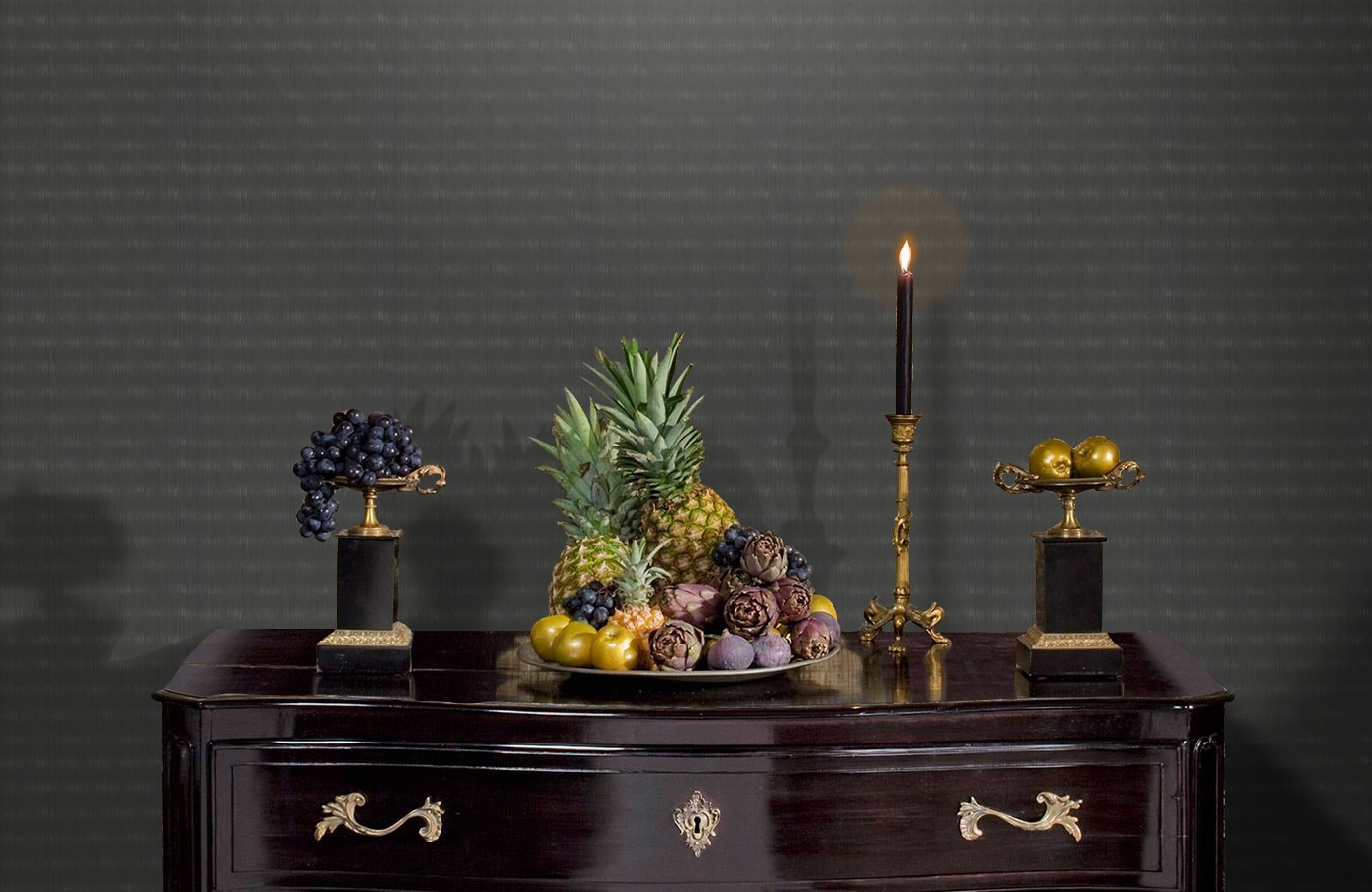 Обои 220435 фото в интерьере гостиной