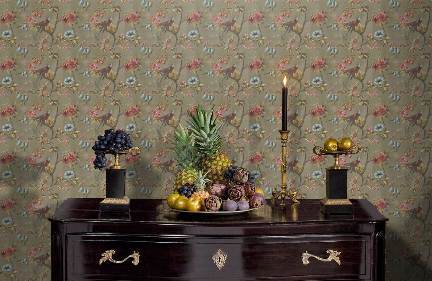 Обои 220445 фото в интерьере гостиной Обои 220445 фото в интерьере гостиной