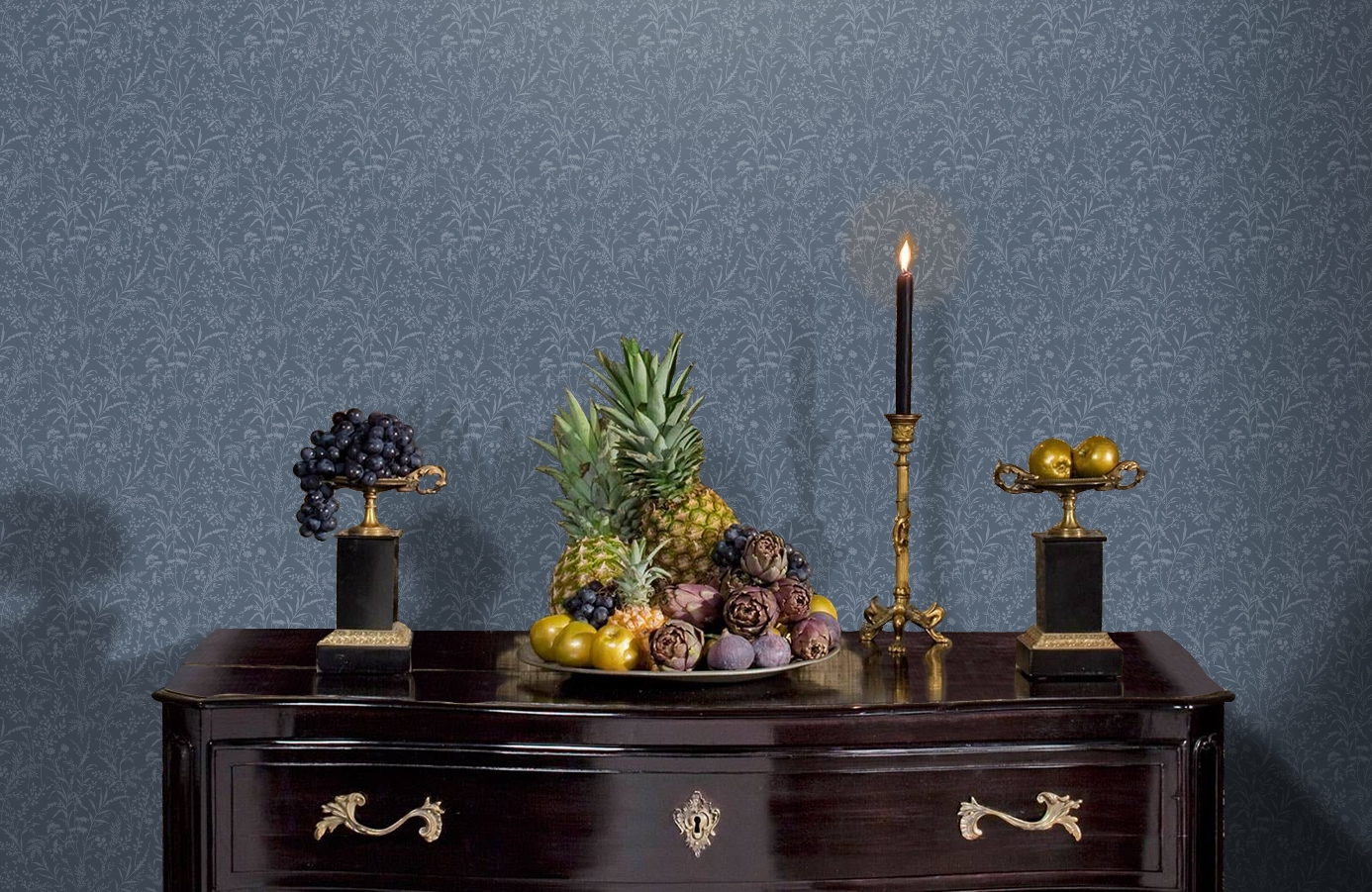 Обои 38616 фото в интерьере гостиной