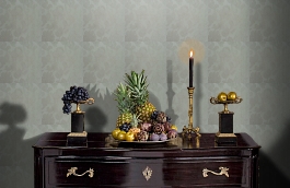 Обои 48737 фото в интерьере гостиной превью