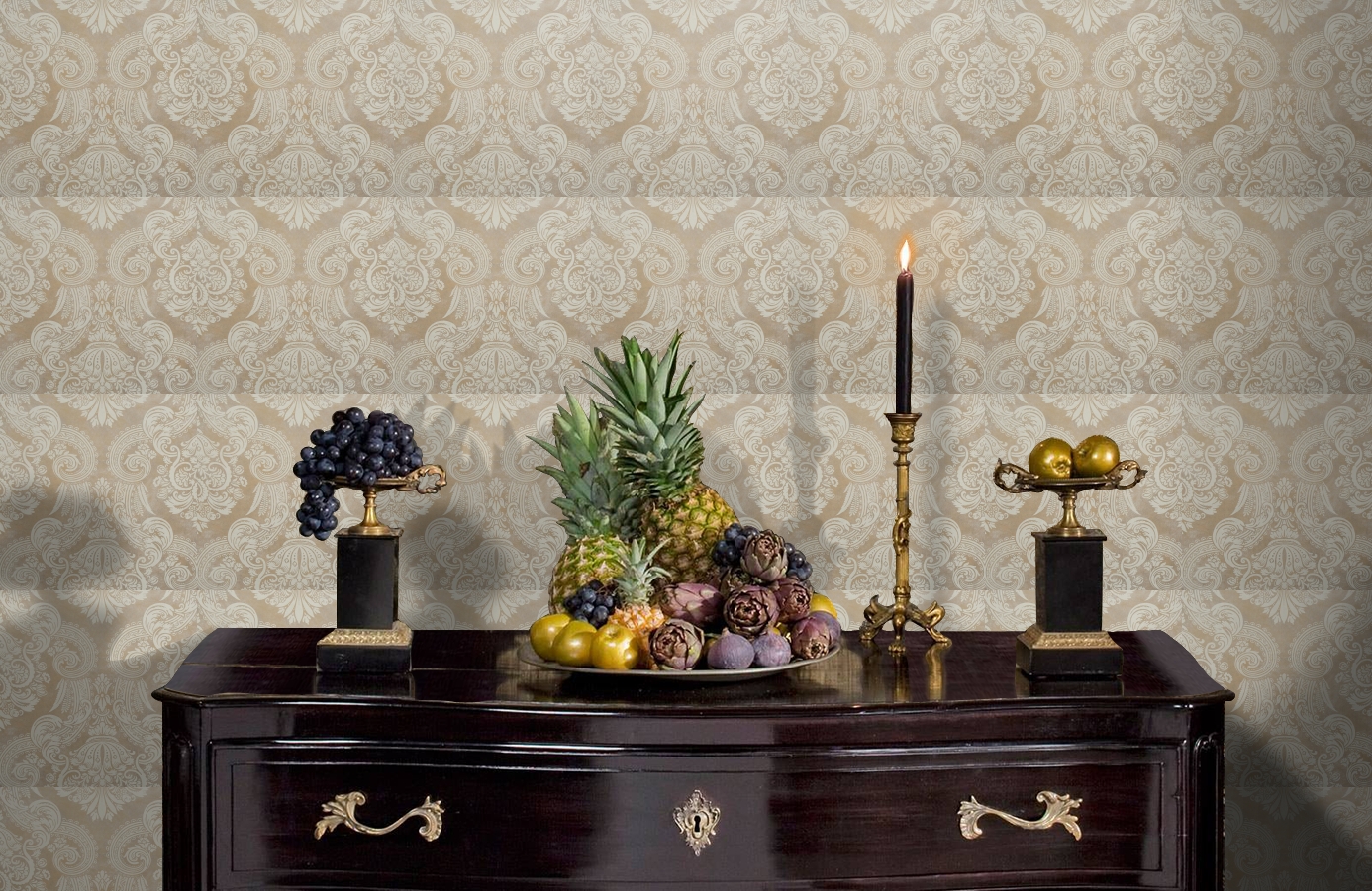 Обои 48821 фото в интерьере гостиной