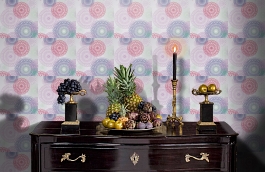 Обои 48911 фото в интерьере гостиной превью