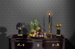 Обои 6803 фото в интерьере гостиной превью