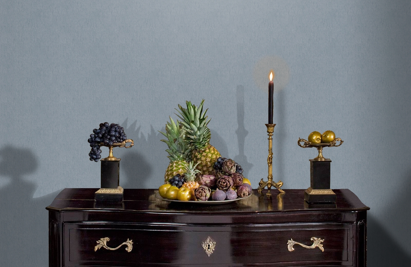 Обои 7281 фото в интерьере гостиной