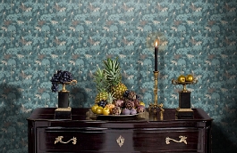 Обои 7463 фото в интерьере гостиной превью