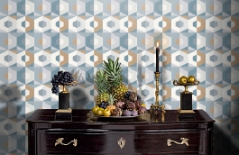 Обои 101376105 фото в интерьере гостиной превью