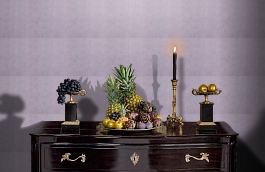 Обои 48-Lavender фото в интерьере гостиной превью