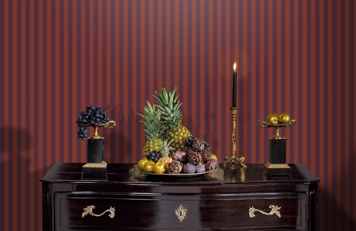 Обои 84/4016 фото в интерьере гостиной