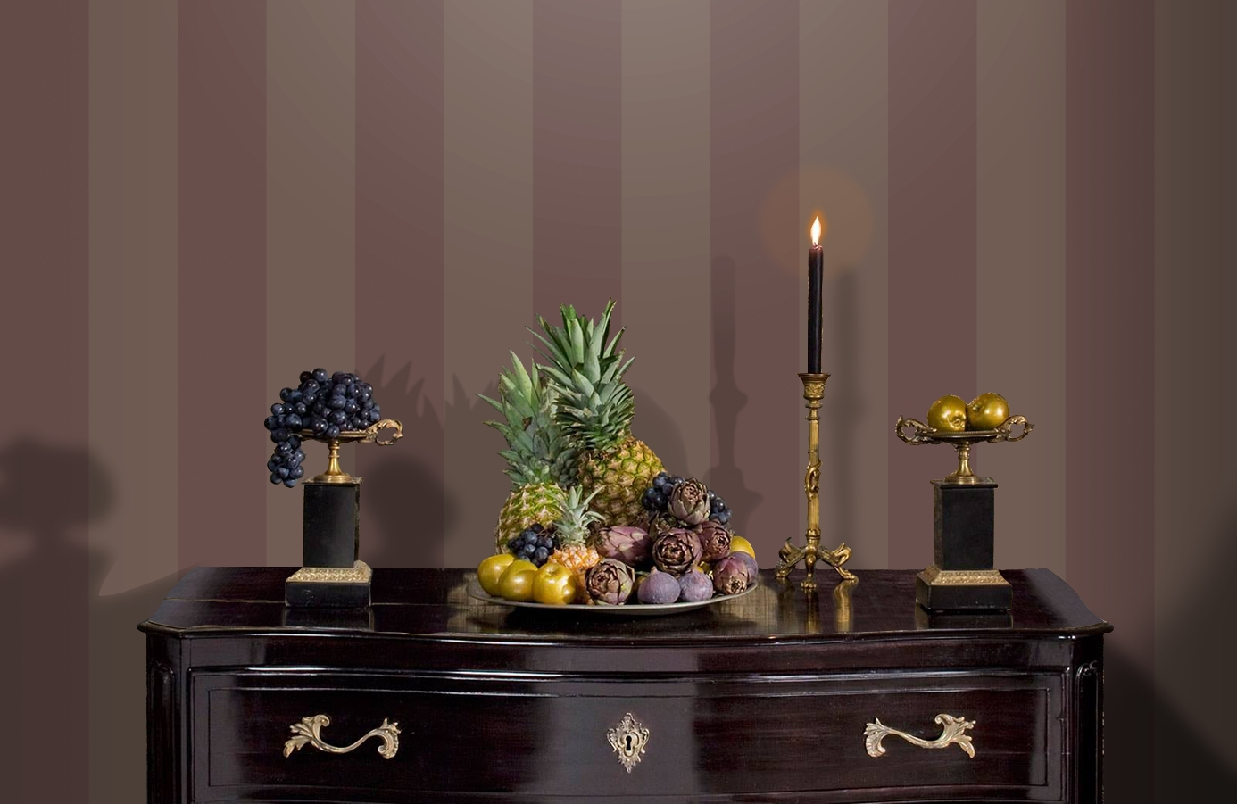 Обои 84/8061 фото в интерьере гостиной