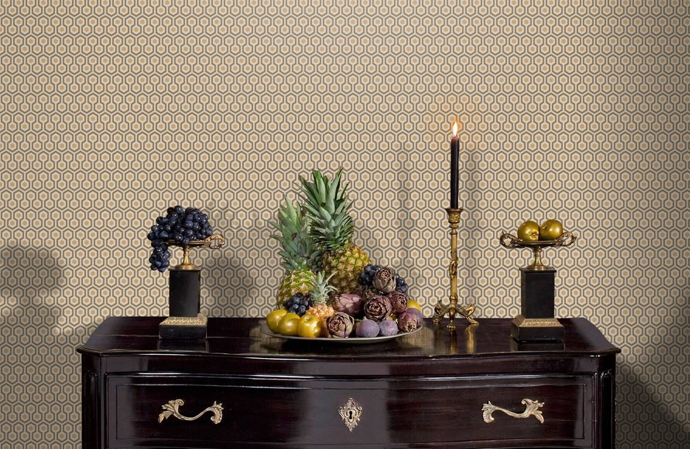 Обои 95/3017 фото в интерьере гостиной