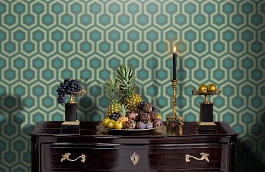 Обои 95/6034 фото в интерьере гостиной превью