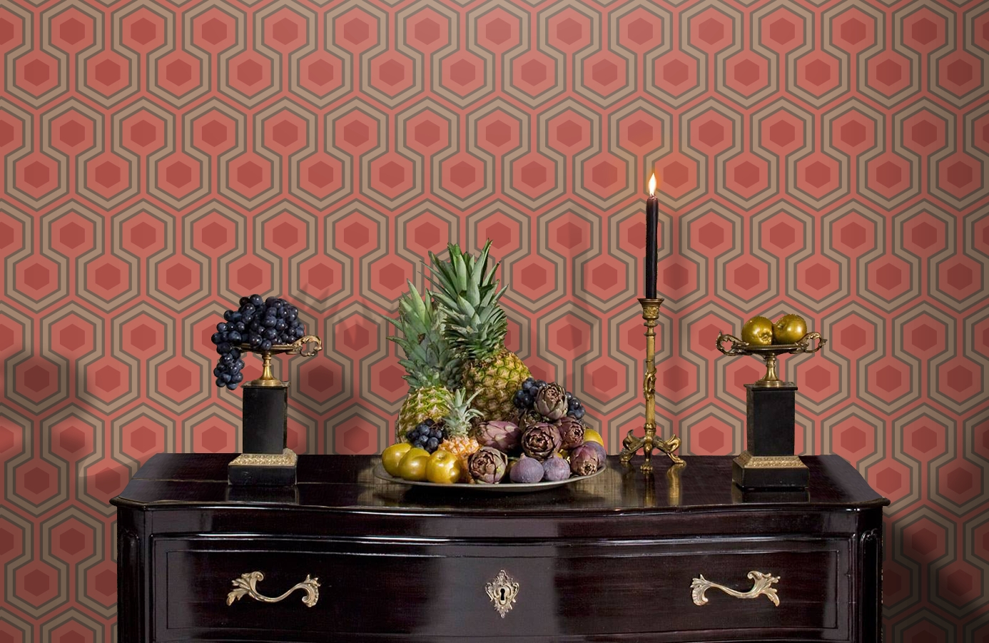 Обои 95/6038 фото в интерьере гостиной