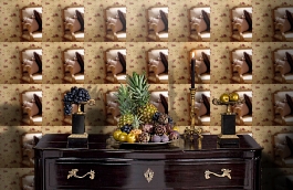 Обои 97012 фото в интерьере гостиной превью