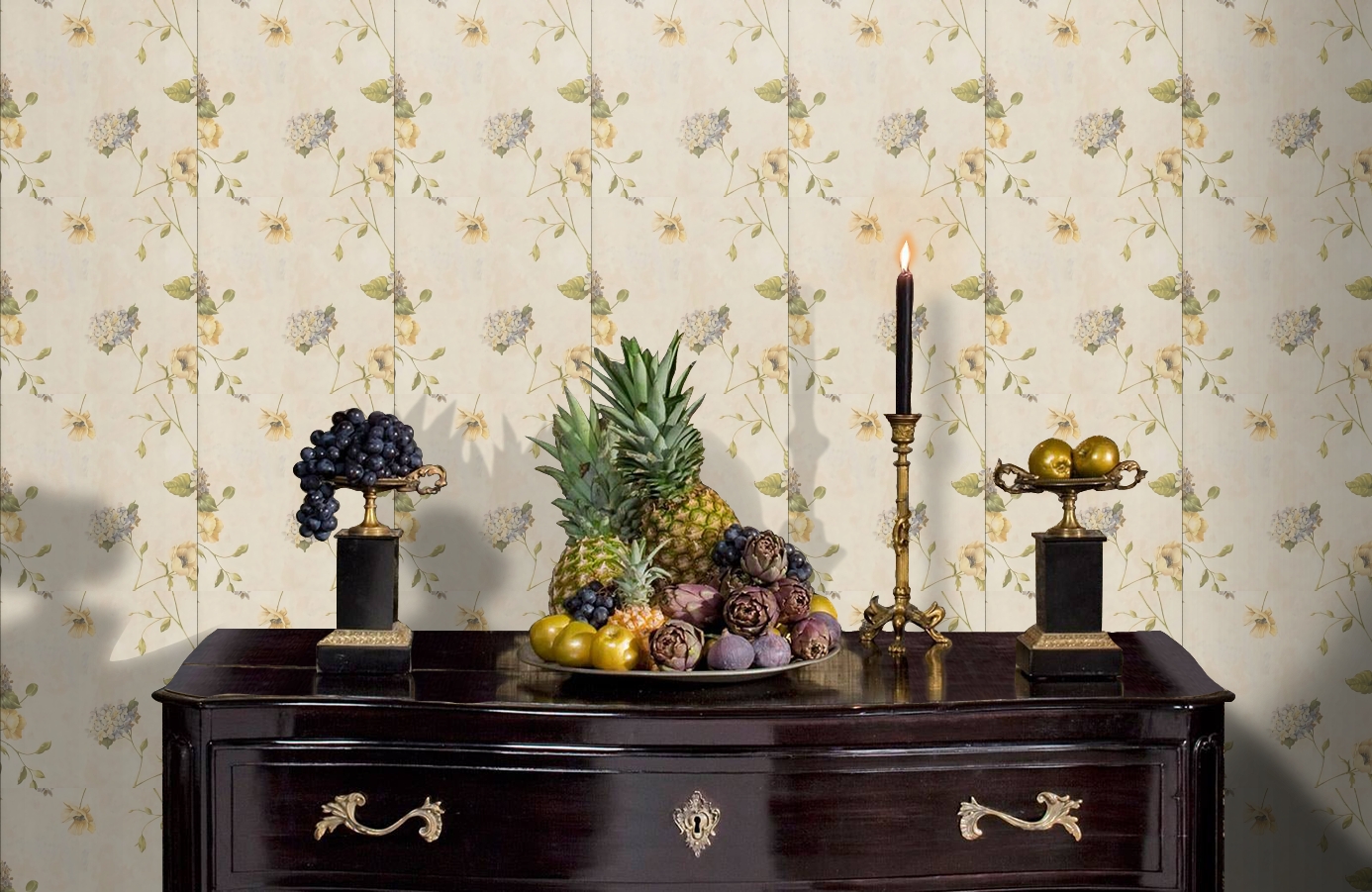 Обои 97013 фото в интерьере гостиной