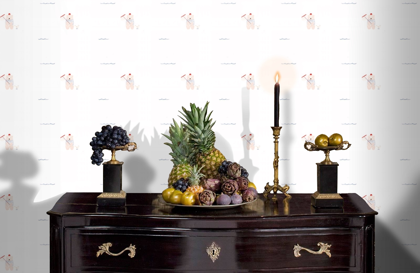 Обои MLW29706502 фото в интерьере гостиной