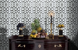 Обои W0010-02 фото в интерьере гостиной превью