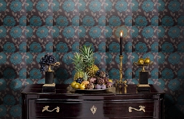 Обои W0012-06 фото в интерьере гостиной превью