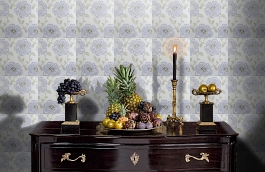 Обои W0012-07 фото в интерьере гостиной превью