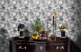 Обои WU20650 фото в интерьере гостиной превью