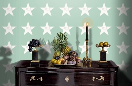 Обои 128701 фото в интерьере гостиной превью