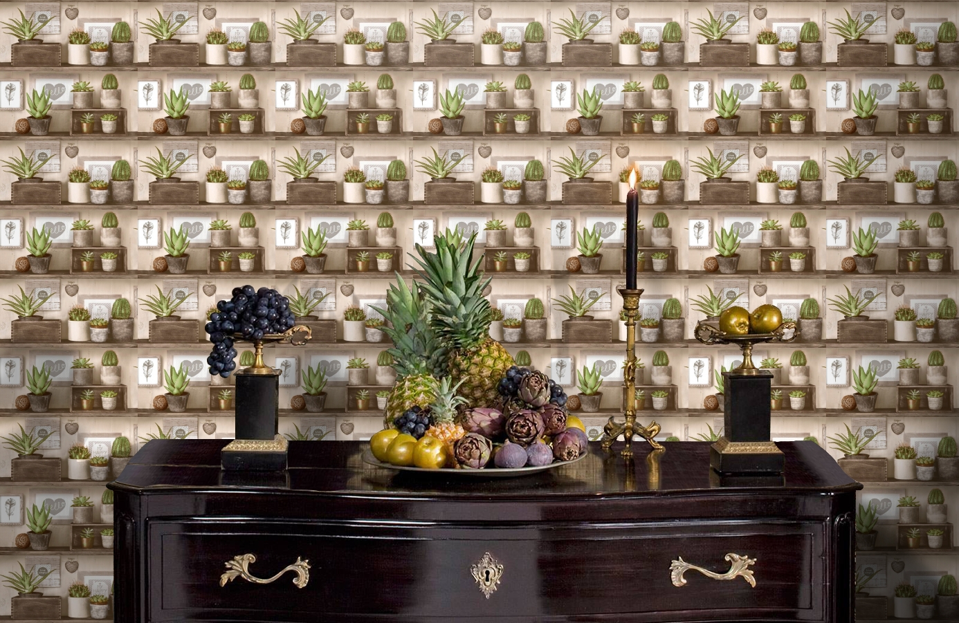 Обои 2016-02 фото в интерьере гостиной