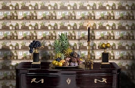 Обои 2016-02 фото в интерьере гостиной превью