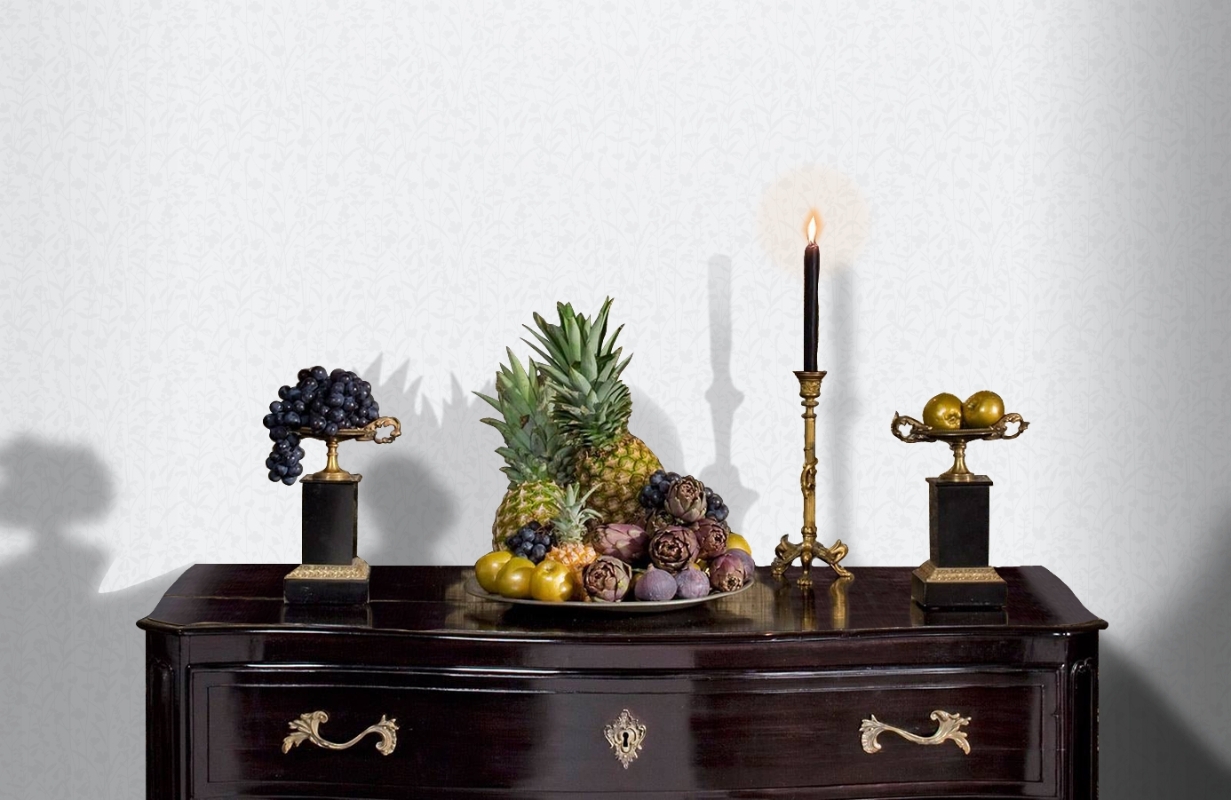 Обои 7004 фото в интерьере гостиной