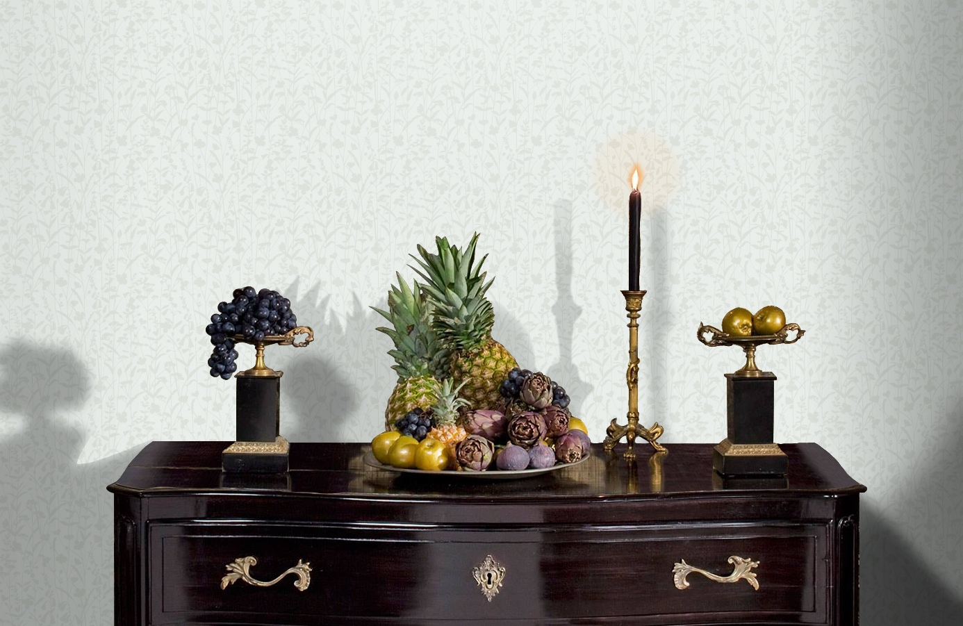 Обои 7007 фото в интерьере гостиной