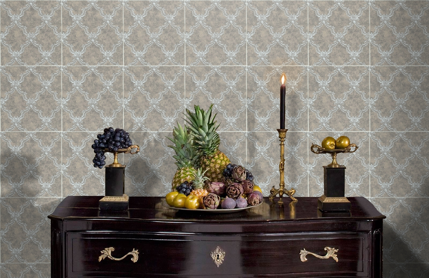 Обои FD812604 фото в интерьере гостиной